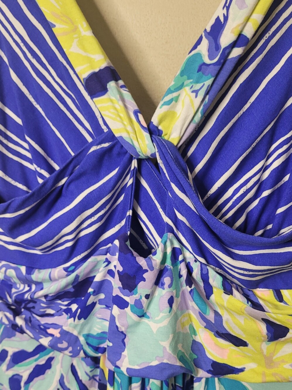 Lilly Pulitzer Hadley Dress In Indigo Ylang Ylang Love Size L NWT - Picture 10 of 14
